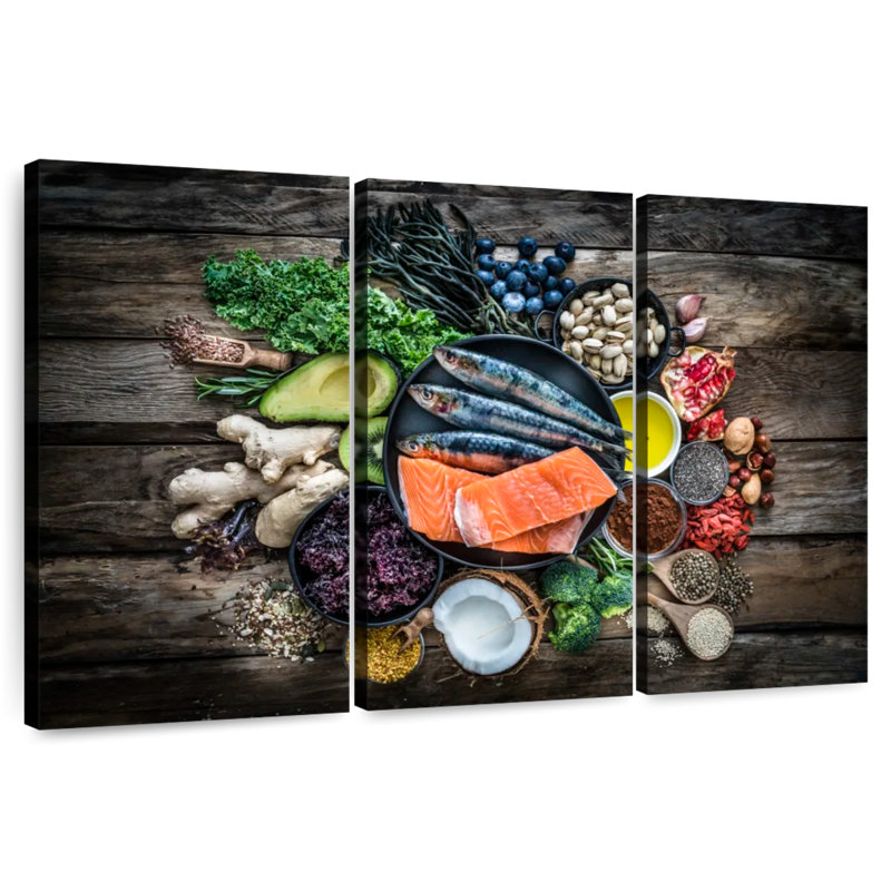 Yarlin Good And Healthy Food, 42" H x 65" W