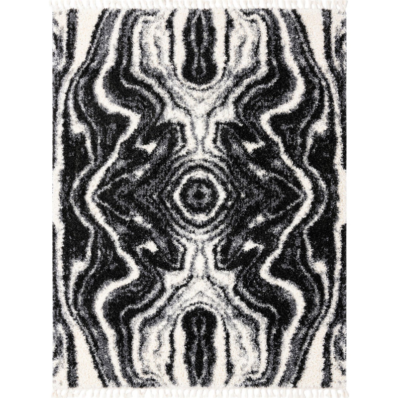 Adilkhan Ikat Indoor Rug, Rectangle 7'10" x 10'