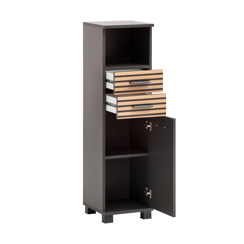 Rayel Bathroom Cabinet, Anthracite