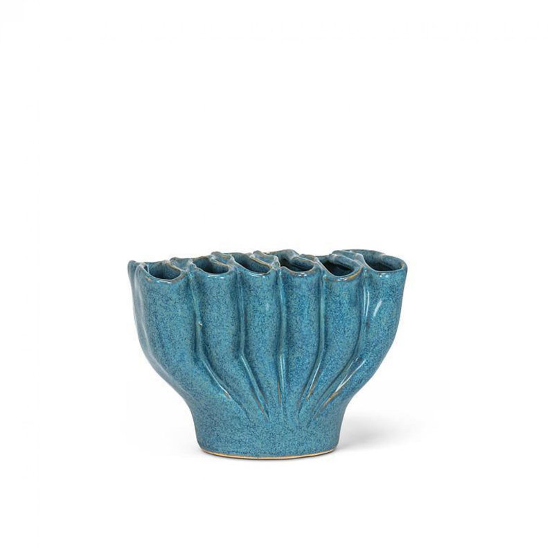 Vase de table en céramique Bovina, H 3 po x l 4 po x P 2,5 po