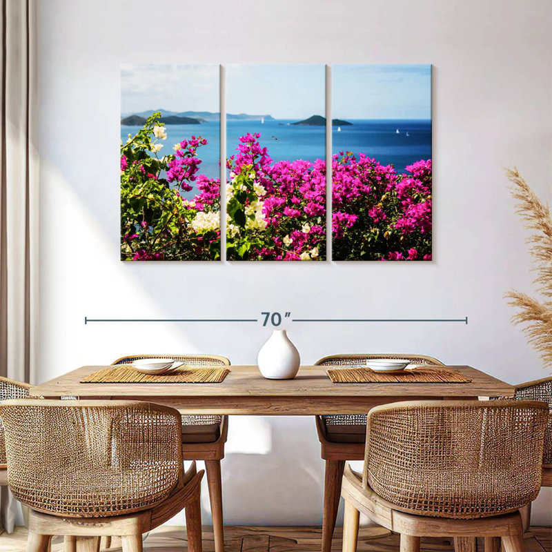 Harnek Beach Flowers, 36" H x 57" W