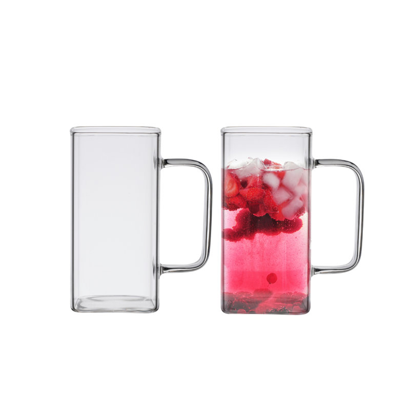 Zoha 350ml Borosilicate Glass Drinking Glass Set