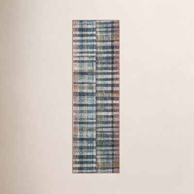 Chris Loves Julia x Loloi Humphrey Blue Yellow Rug