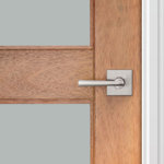 Spyglass Passage Door Lever with Square Rose