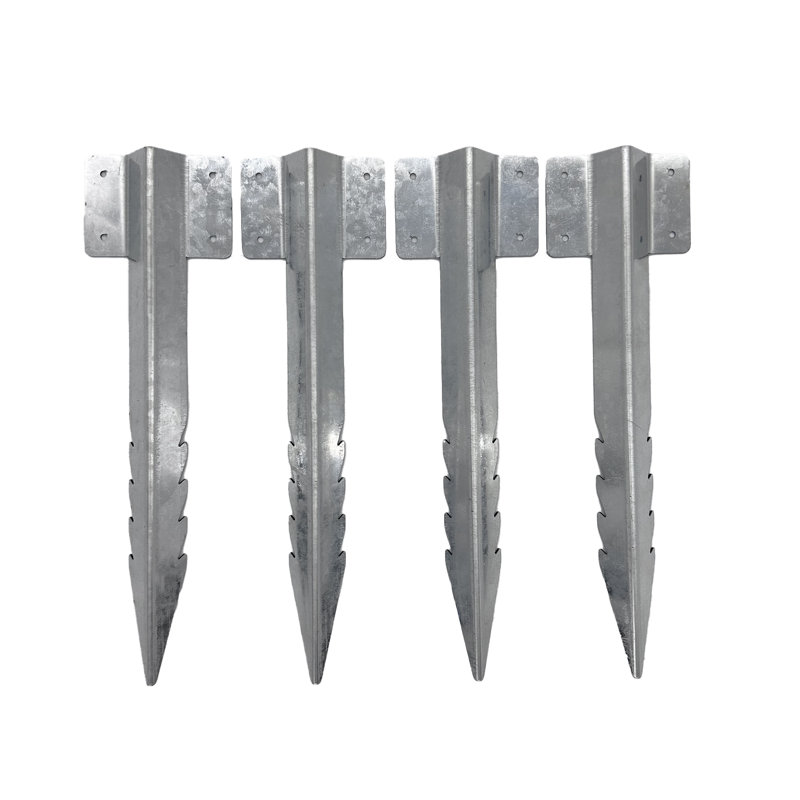 Galvanised Steel Railway Sleeper Brackets , 4