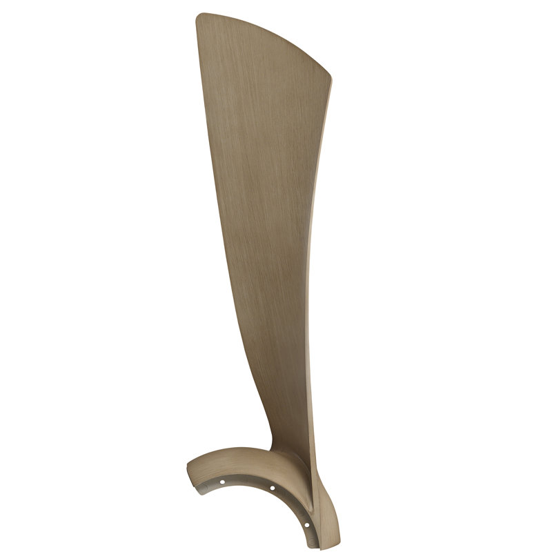 Wrap Custom 60 inch Indoor/Outdoor Ceiling Fan Blade Set of 3 - Natural, Natural, 3.54" H x 29.99" W x 8.21" D 