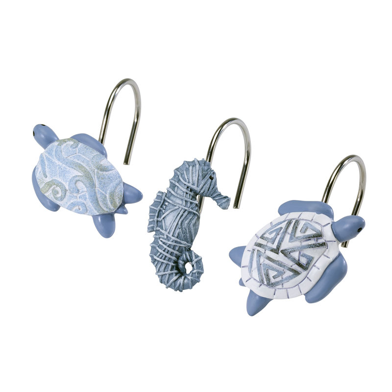 Caicos Bath Shower Curtain Hooks