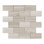 Carreau de mosaïque auto-adhésif en bois naturel gris pierre 11,8 po x 10,8 po Subway