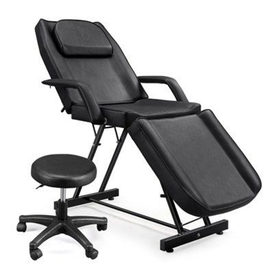 Adjustable Facial Massage Bed With Stool