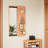 Wall Mounted Full Length Mirror With Shelf And Hook, Multifunctional Design For Bedrooms, Living Rooms, And Entrances