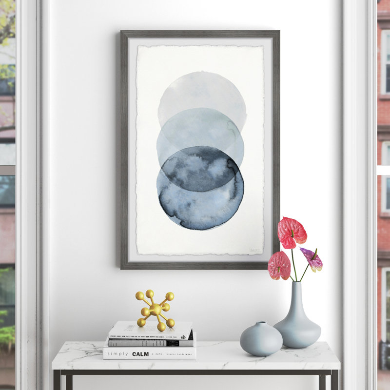 " Circles Overlap " by Parvez Taj, 36" H x 24" W x 1.5" D
