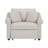 Eloria Mid-Century Modern Chenille Convertible Sleeper Chair with High-Density Sponge-116844537