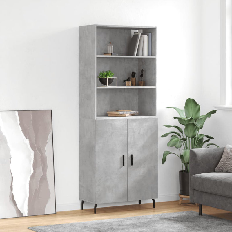 Salzmann 69.5cm Sideboard, Concrete Grey