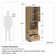 Holly Hills 2-Drawer Cabinet with Open and Closed Storage