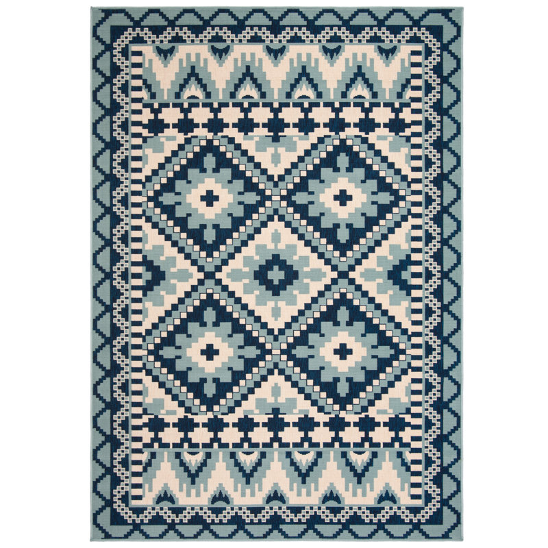 Northpoint Veranda Performance Southwestern Indoor/Outdoor Area Rug, Rectangle 4' x 5'7"