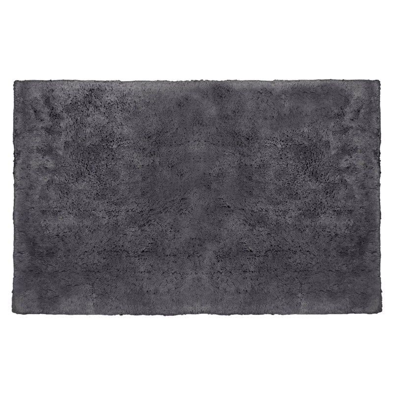 Askey Hotel Deep Pile Bath Mat, Charcoal Gray
