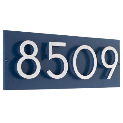 Floating 1-Line Wall Address Plaque