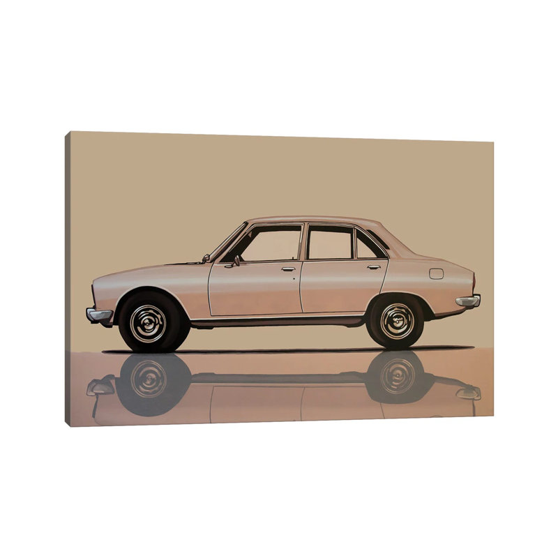 Peugeot 504 1968 by Paul Meijering - Wrapped Canvas Gallery-Wrapped Canvas Giclée, 101.6 cm H x 66.04 cm W x 3.175 cm D