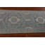 Tapis gris et bleu Oushak