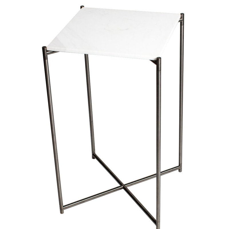 Bedell Plant Stand, Metal, White