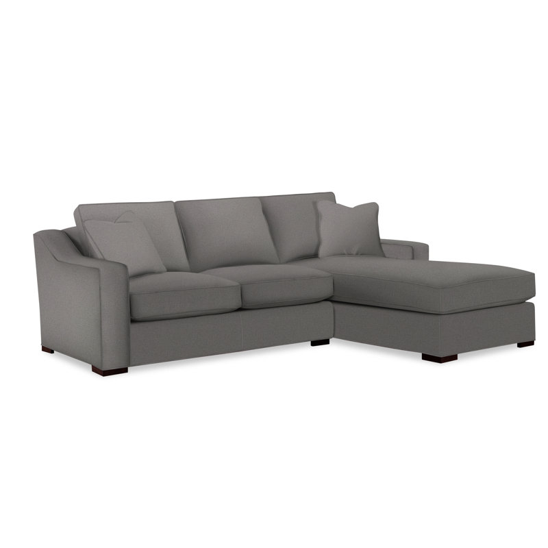 Armanti Chaise Sectional, Parchment Polyester 71582L14, City Dark