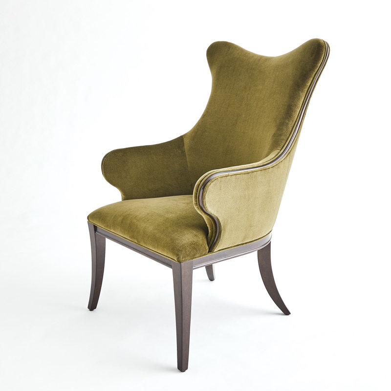 Evelyn Butterfly Chair, Moss Velvet