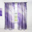 Rideau moderne ultra-violet et bleu Marble Universe II - Velours obscurcissant - 1 panneau-73292390-73292391