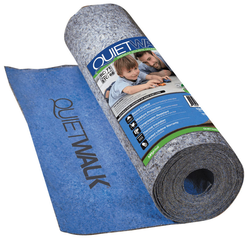 Ensemble de sous-couche en stratifié Quiet Walk Acoustical (460 pieds carrés / rouleau)