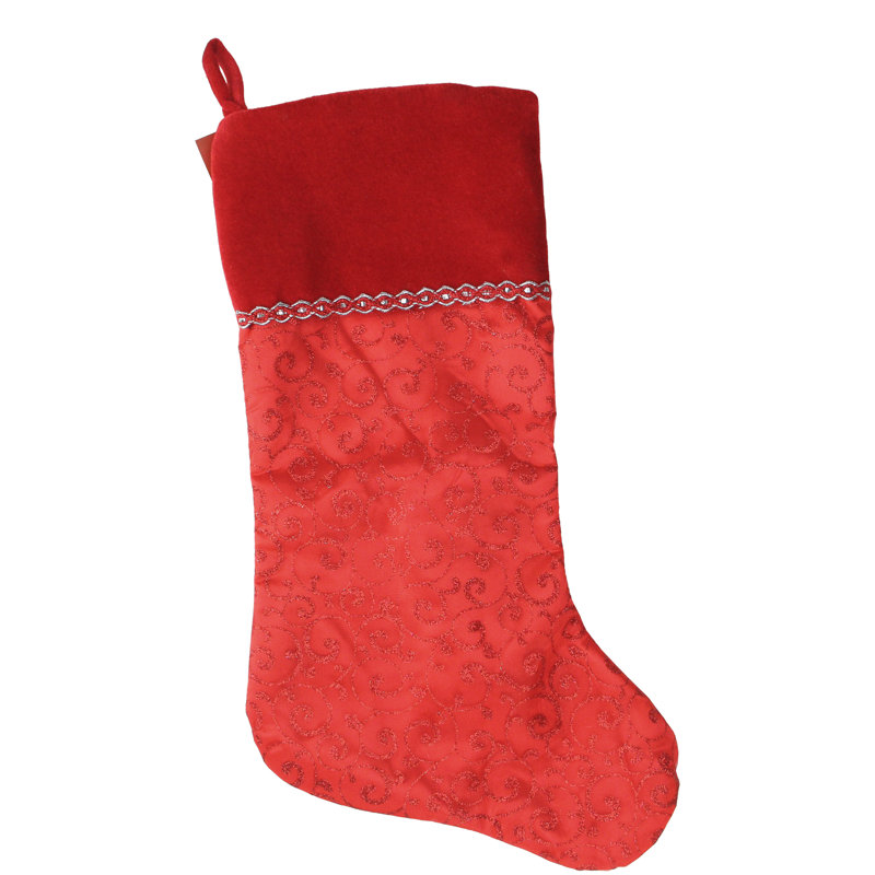 Chaussette de Noël 22 po en organza