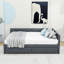 Lit de jour double rembourré avec tiroirs-1117669037