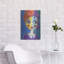 Art mural en métal «Violet Haired» par Holly Wojhan-102372485