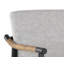 Upholstered Stool with Metal Frame