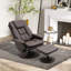 Fauteuil inclinable ergonomique pivotant de 31,5 po de largeur avec repose-pieds-1033214702-1033214697