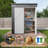 5 ft. W x 3 ft. D Metal Vertical Storage Shed-97266160