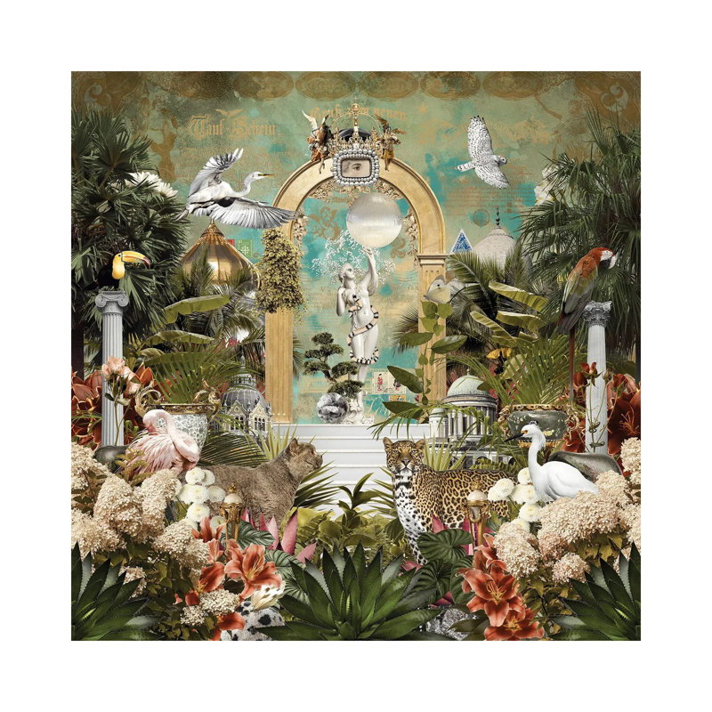 Hortus Mirabilis - La Dame Au Serpent by André Sanchez - Gallery-Wrapped Canvas Giclée on Canvas, 30.48 cm H x 30.48 cm W
