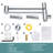 Wall Mount Pot Filler with Folding Stretchable Double Joint Swing Arm-64748027