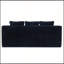 Canapé 3 places en velours côtelé de 183 cm (72,2 pouces), confort d'assise profond, aucun assemblage requis, parfait pour les salons et les chambres à coucher