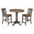 Dibora Counter Height Extendable Solid Wood Dining Set-905984052-905984058