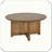 Round Rattan Woven Coffee Table Functional Stylish Versatile Practical Elegant Compact