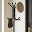 Portemanteau autoportant avec porte-parapluie et 12 crochets, portemanteau moderne en métal pour vestibule, salon, chambre à coucher et bureau
