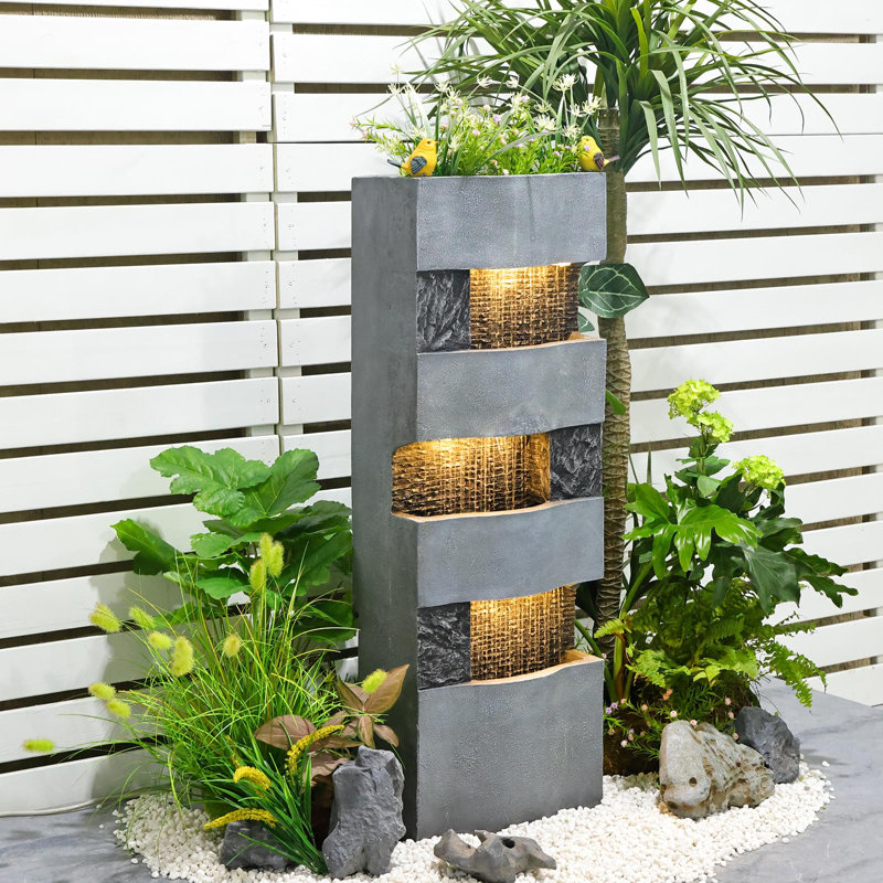 Handcrafted Weather Resistant Floor Fountain