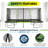 Machrus Upper Bounce - Mega 10' X 17' Gymnastics Style, Rectangular Trampoline - Green/Black