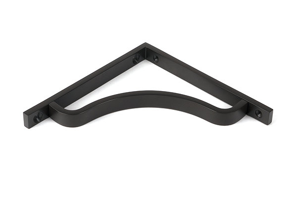 Abingdon Shelf Bracket, Aged Bronze, 15cm H x 5.9cm W x 1.5cm D