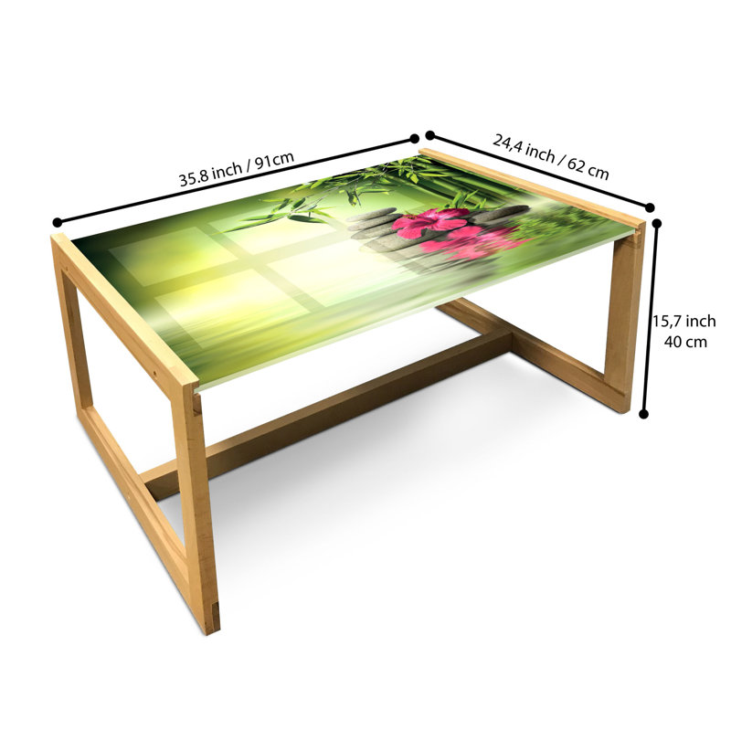 Jaimata Sled Coffee Table, 40cm H x 91cm W x 62cm D