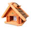 Wood Freestanding Decorative Bird Feeder