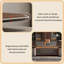 Bureau brun-gris simple et luxueux de 102,36 po-265079802