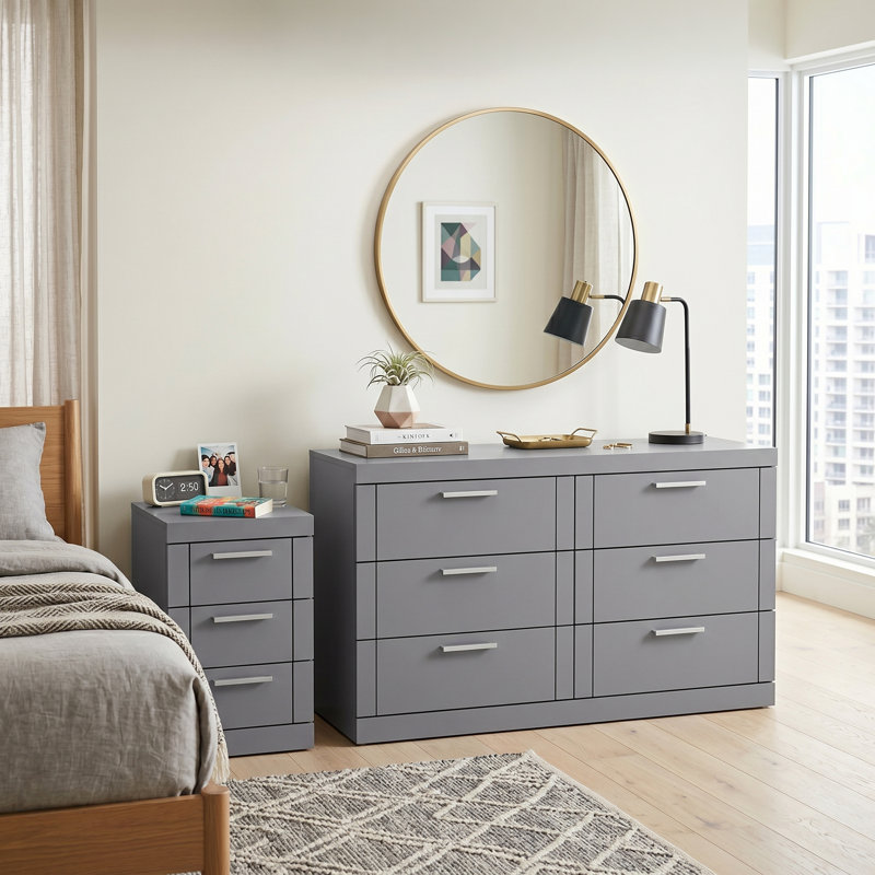 KIMBERLEY Piece Bedroom Set, Grey