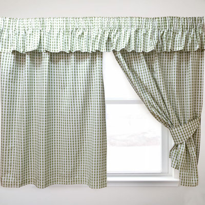 Gingham Check Curtains