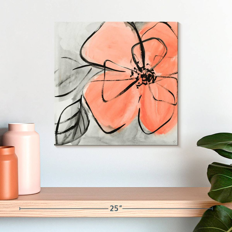 Avery Cafe Rose I, H 16 po x l 16 po