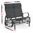 Blasa Powder Coated Steel Outdoor Glider-182936459
